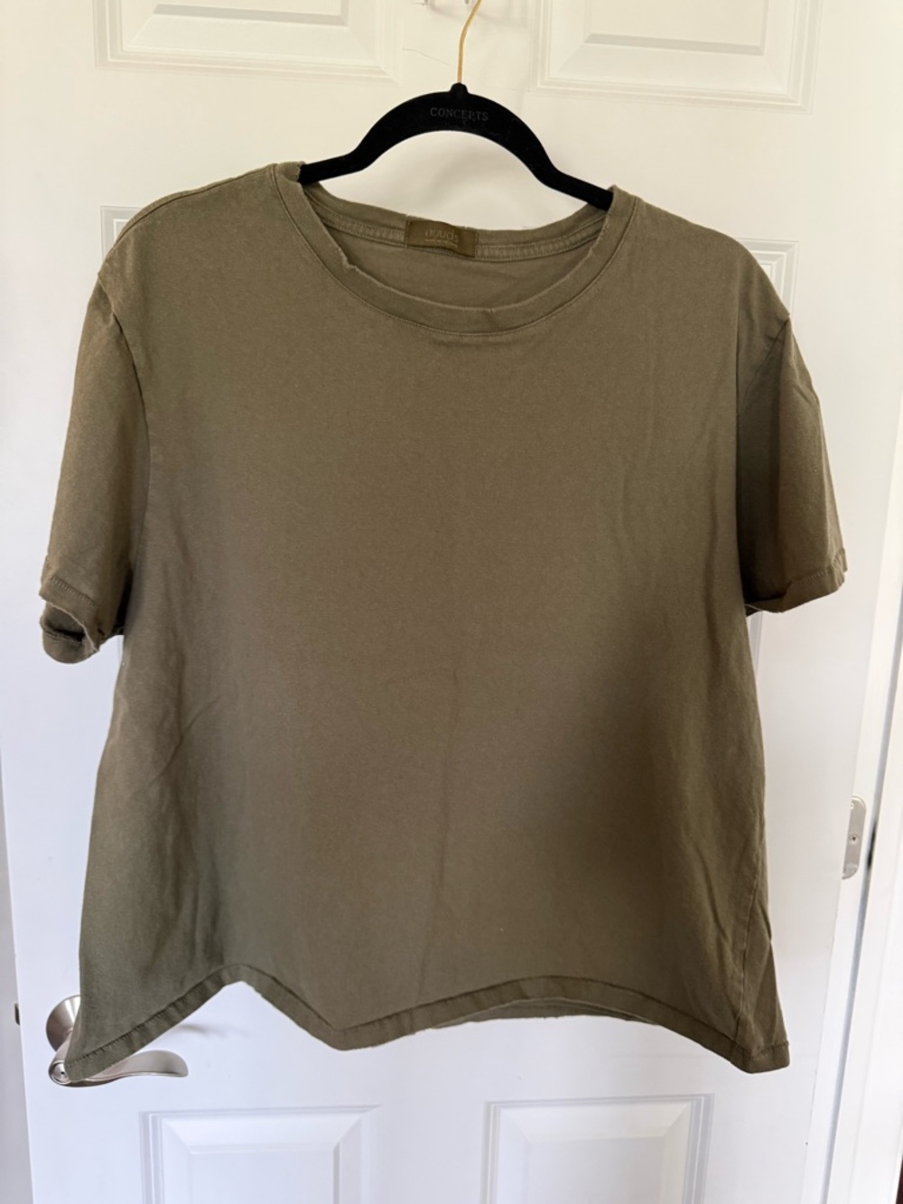 nuuds Olive Short Sleeve Crewneck Tee